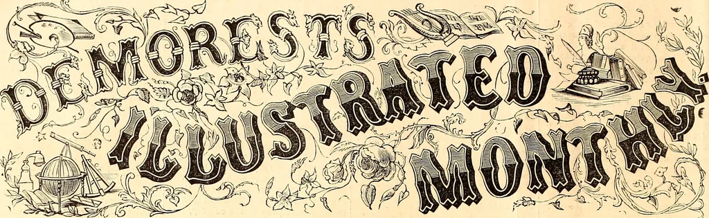 An illustration from Demorest's illustrated monthly and Mme Demorest's mirror of fashions, 1865 April, 1865, leaf 13