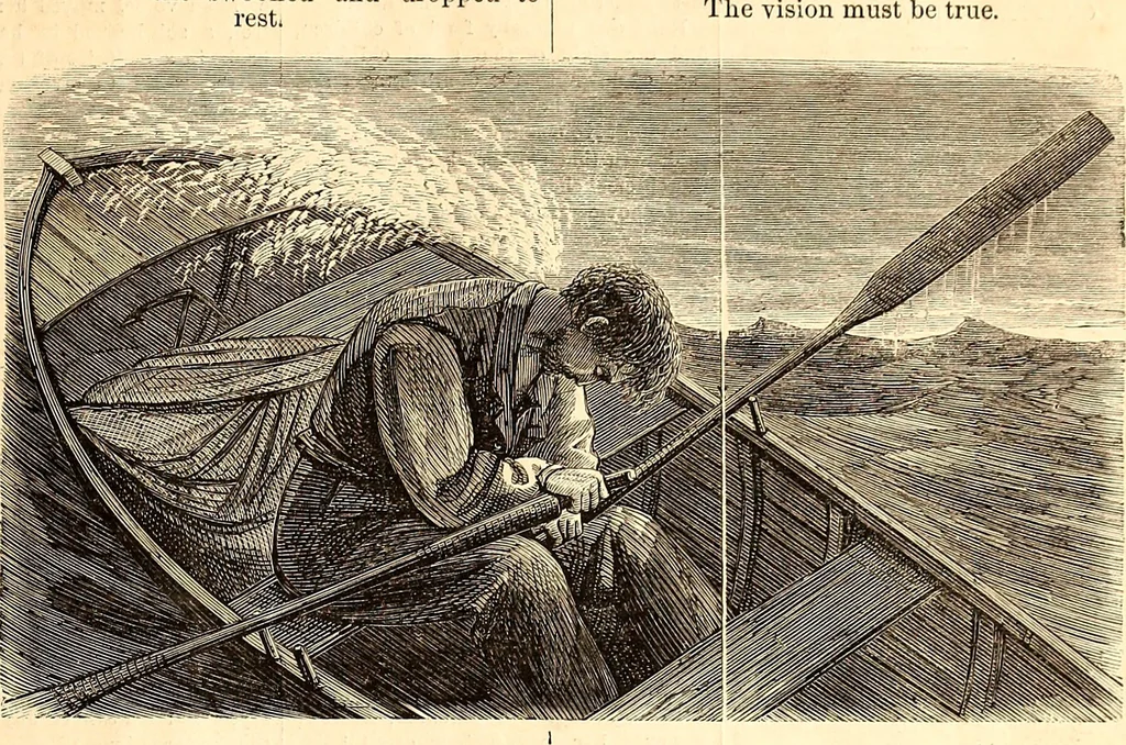 An illustration from Demorest's illustrated monthly and Mme Demorest's mirror of fashions, 1865 April, 1865, leaf 14
