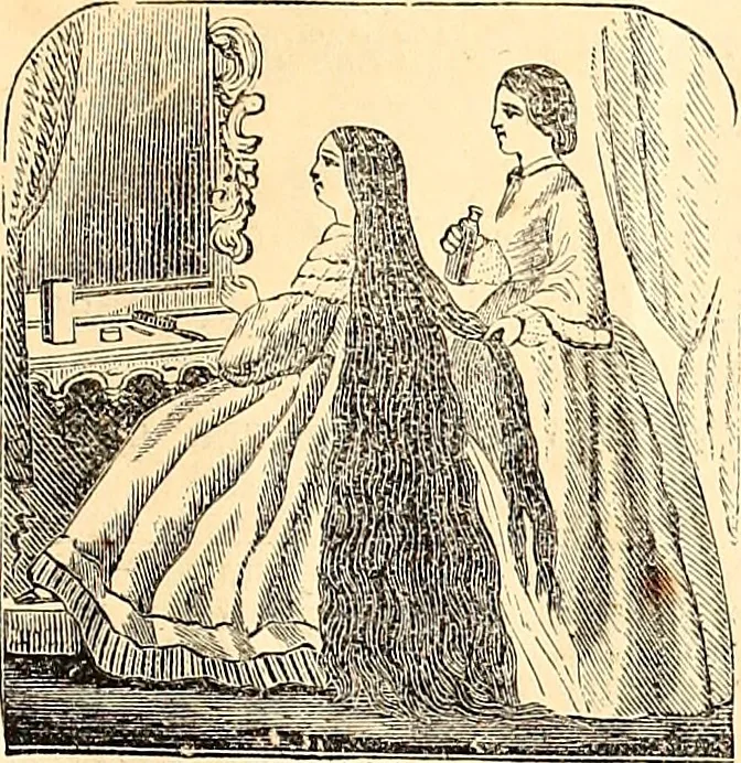 An illustration from Demorest's illustrated monthly and Mme Demorest's mirror of fashions, 1865 April, 1865, leaf 24