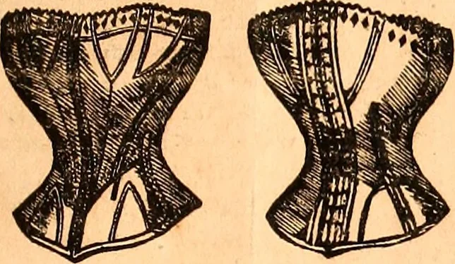 An illustration from Demorest's illustrated monthly and Mme Demorest's mirror of fashions, 1865 April, 1865, leaf 26