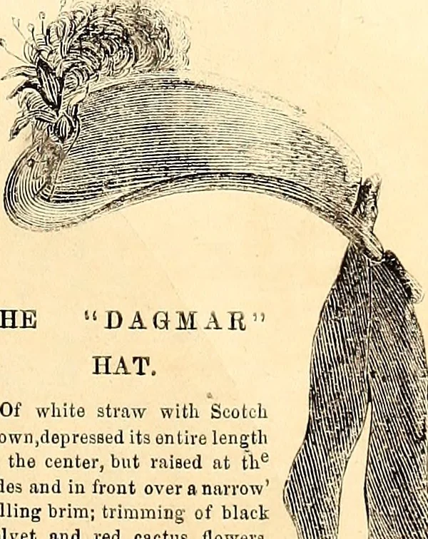 An illustration from Demorest's illustrated monthly and Mme Demorest's mirror of fashions, 1865 April, 1865, leaf 8