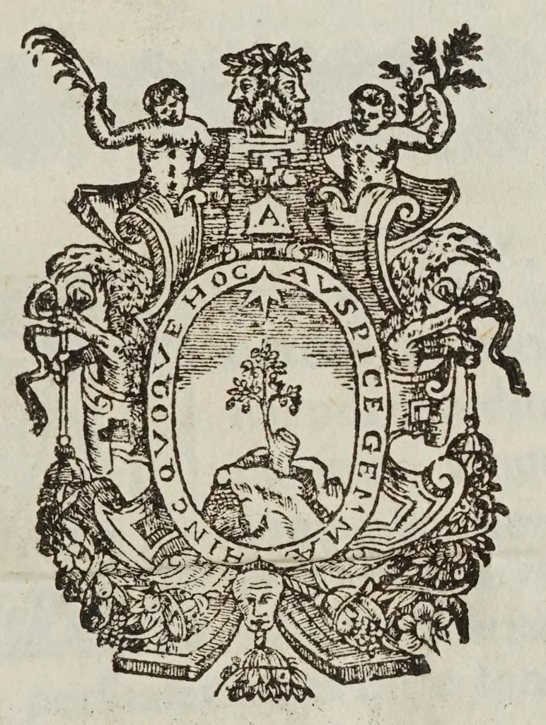 An illustration from De motv natvrali; gravivm solidorvm et liqvidorvm, 1646, leaf 5
