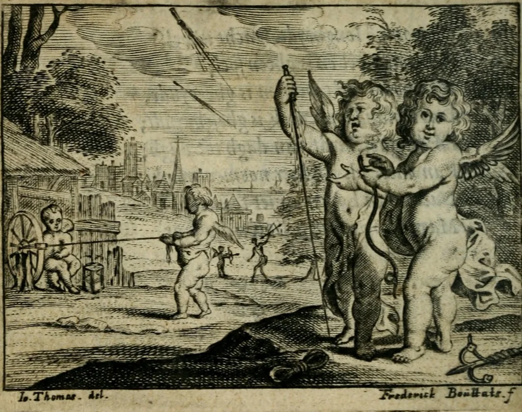 An illustration from Den alderheijlichsten naem voor een nieu-jaer-gift geschoncken aen de ionckheyt, gehoude, weduwen, geestelyke, 1647, leaf 113