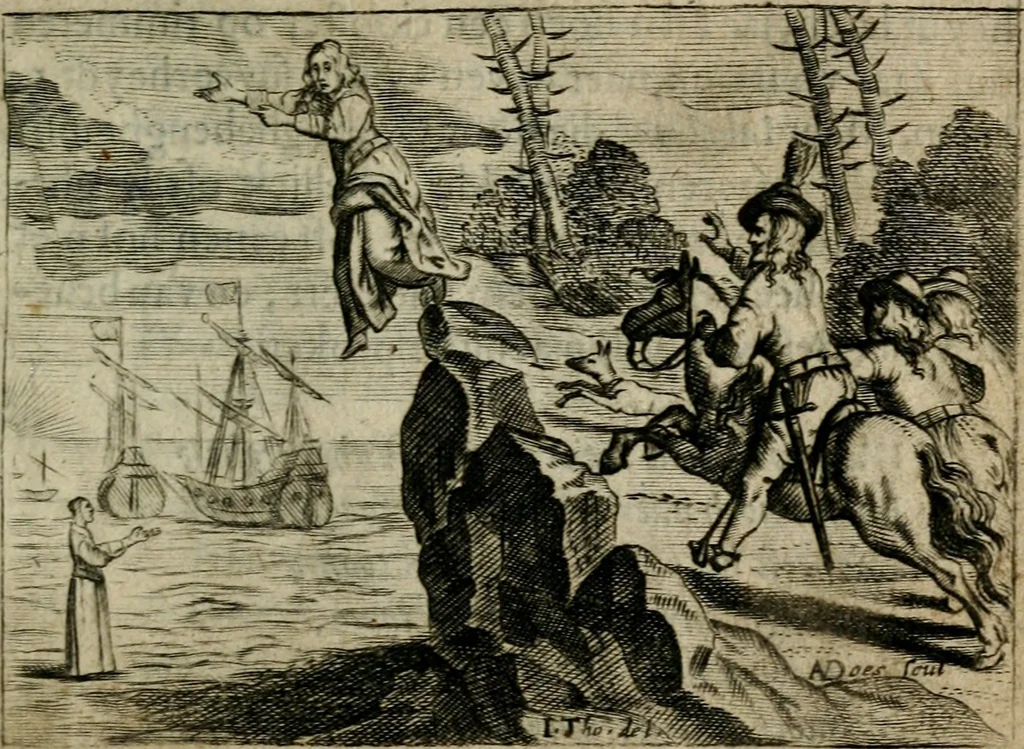 An illustration from Den alderheijlichsten naem voor een nieu-jaer-gift geschoncken aen de ionckheyt, gehoude, weduwen, geestelyke, 1647, leaf 298