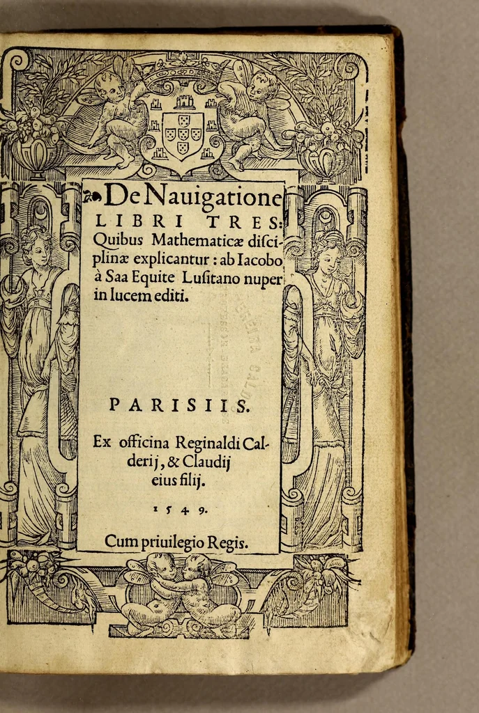 An illustration from De nauigatione libri tres : quibus mathematicæ disciplinæ explicantur:, 1549, leaf 3