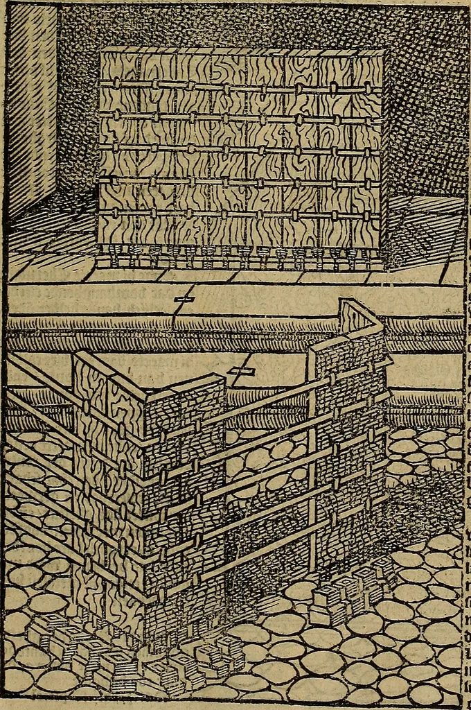 An illustration from Den Bibel, met grooter neersticheyt gecorrigeert : eñ op die canten gheset den ouderdom der werelt : ende hoe lange die gheschiedenissen ende historien der Bibelen elck int zijn voor Christus gheboorte gheweest zijn : ende daer bi vergadert wt fasciculus temporum, ende wt dye cronike va alder werelt, die principael historie der machtiger heydenscher conincrijcke, daer die heylige scrift oock dickwils af vermaent, tot een claerder verstant der Bibelscher historien : ende oock een onderscheyt der tijden te hebben, 1535, leaf 68