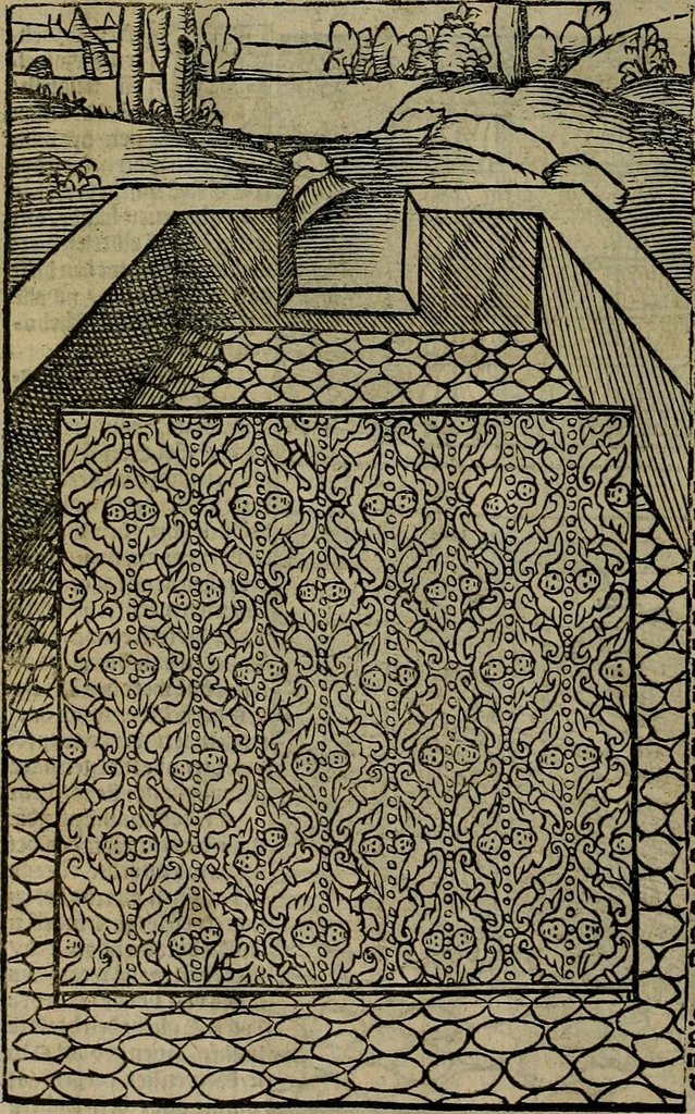 An illustration from Den Bibel, met grooter neersticheyt gecorrigeert : eñ op die canten gheset den ouderdom der werelt : ende hoe lange die gheschiedenissen ende historien der Bibelen elck int zijn voor Christus gheboorte gheweest zijn : ende daer bi vergadert wt fasciculus temporum, ende wt dye cronike va alder werelt, die principael historie der machtiger heydenscher conincrijcke, daer die heylige scrift oock dickwils af vermaent, tot een claerder verstant der Bibelscher historien : ende oock een onderscheyt der tijden te hebben, 1535, leaf 69