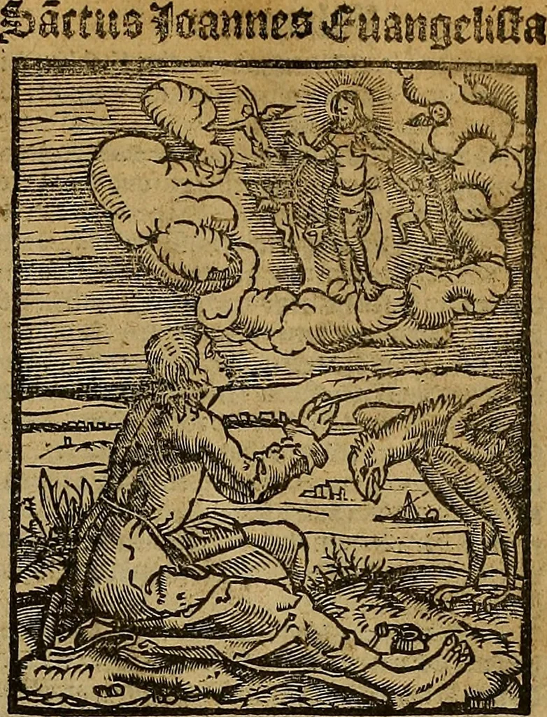 An illustration from Den Bibel, met grooter neersticheyt gecorrigeert : eñ op die canten gheset den ouderdom der werelt : ende hoe lange die gheschiedenissen ende historien der Bibelen elck int zijn voor Christus gheboorte gheweest zijn : ende daer bi vergadert wt fasciculus temporum, ende wt dye cronike va alder werelt, die principael historie der machtiger heydenscher conincrijcke, daer die heylige scrift oock dickwils af vermaent, tot een claerder verstant der Bibelscher historien : ende oock een onderscheyt der tijden te hebben, 1535, leaf 770