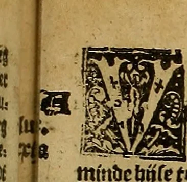 An illustration from Den Bibel, met grooter neersticheyt gecorrigeert : eñ op die canten gheset den ouderdom der werelt : ende hoe lange die gheschiedenissen ende historien der Bibelen elck int zijn voor Christus gheboorte gheweest zijn : ende daer bi vergadert wt fasciculus temporum, ende wt dye cronike va alder werelt, die principael historie der machtiger heydenscher conincrijcke, daer die heylige scrift oock dickwils af vermaent, tot een claerder verstant der Bibelscher historien : ende oock een onderscheyt der tijden te hebben, 1535, leaf 782