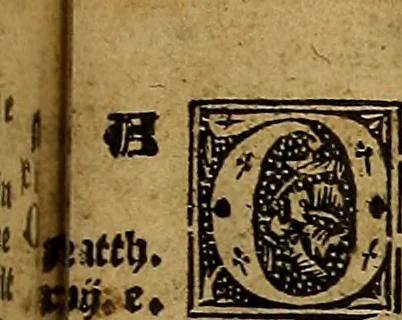 An illustration from Den Bibel, met grooter neersticheyt gecorrigeert : eñ op die canten gheset den ouderdom der werelt : ende hoe lange die gheschiedenissen ende historien der Bibelen elck int zijn voor Christus gheboorte gheweest zijn : ende daer bi vergadert wt fasciculus temporum, ende wt dye cronike va alder werelt, die principael historie der machtiger heydenscher conincrijcke, daer die heylige scrift oock dickwils af vermaent, tot een claerder verstant der Bibelscher historien : ende oock een onderscheyt der tijden te hebben, 1535, leaf 786