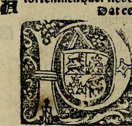 An illustration from Den Bibel, met grooter neersticheyt gecorrigeert : eñ op die canten gheset den ouderdom der werelt : ende hoe lange die gheschiedenissen ende historien der Bibelen elck int zijn voor Christus gheboorte gheweest zijn : ende daer bi vergadert wt fasciculus temporum, ende wt dye cronike va alder werelt, die principael historie der machtiger heydenscher conincrijcke, daer die heylige scrift oock dickwils af vermaent, tot een claerder verstant der Bibelscher historien : ende oock een onderscheyt der tijden te hebben, 1535, leaf 829