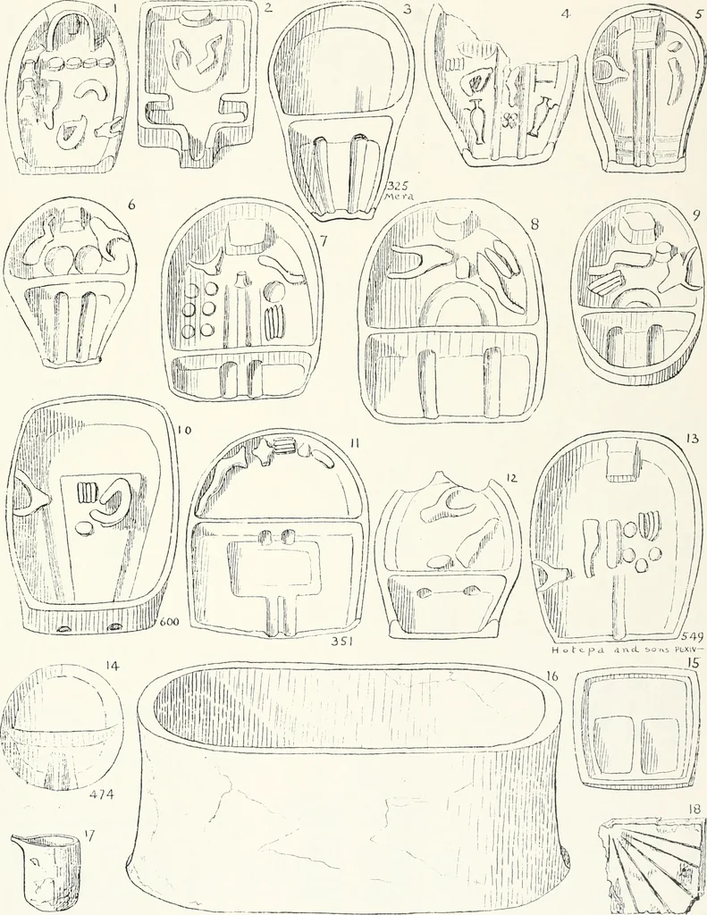 An illustration from Dendereh, 1898, 1900, leaf 127