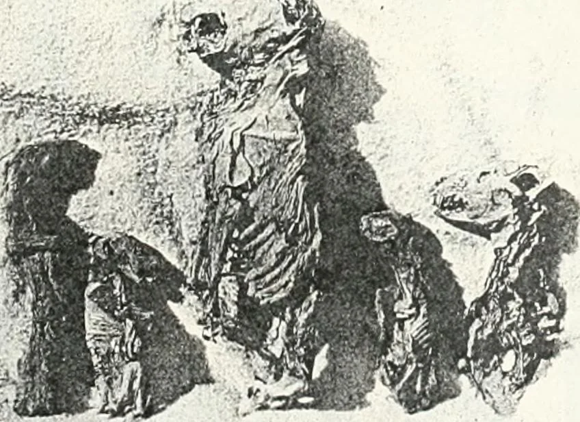 An illustration from Dendereh, 1898, 1900, leaf 139