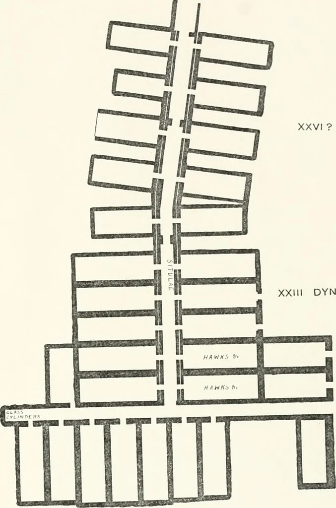 An illustration from Dendereh, 1898, 1900, leaf 163