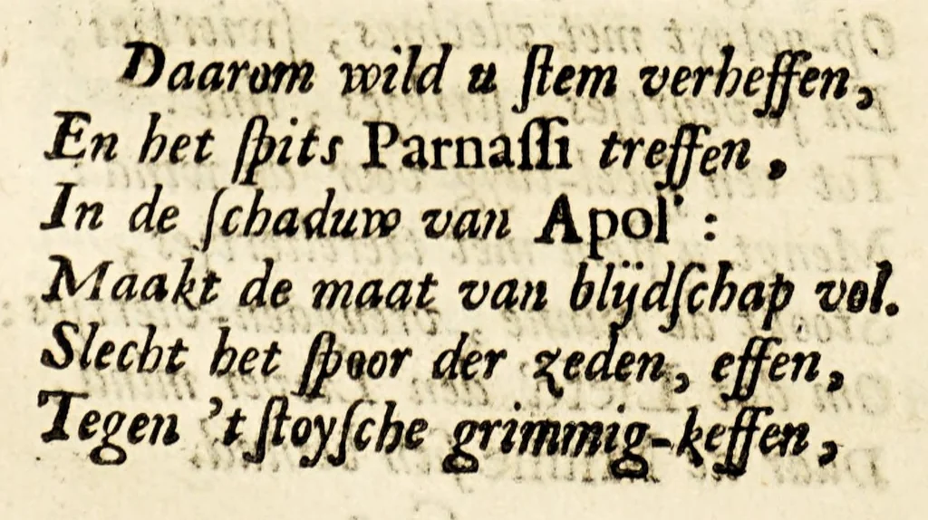 An illustration from Den distelvink. ..., 1649, leaf 172