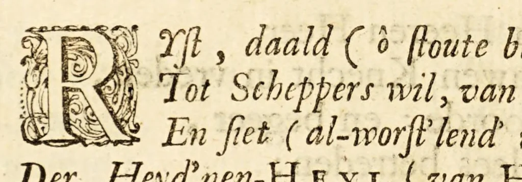 An illustration from Den distelvink. ..., 1649, leaf 372