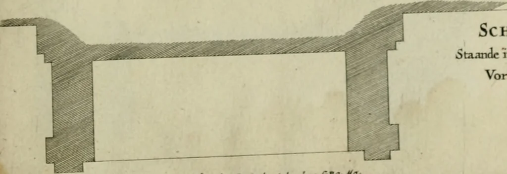 An illustration from Den doorluchtigen hooghgeboren vorst eñ heere Wilhem Henrick, van Gods genade Prince van Orange, werden dese afbeeldingen, van weinighe schoorsteen-wercken, meest ten bevele vande doorl. hooghgeborene Zijne Hooch.ts Heeren grootvader, vader en vrouw grootmoeder, 1655, leaf 48