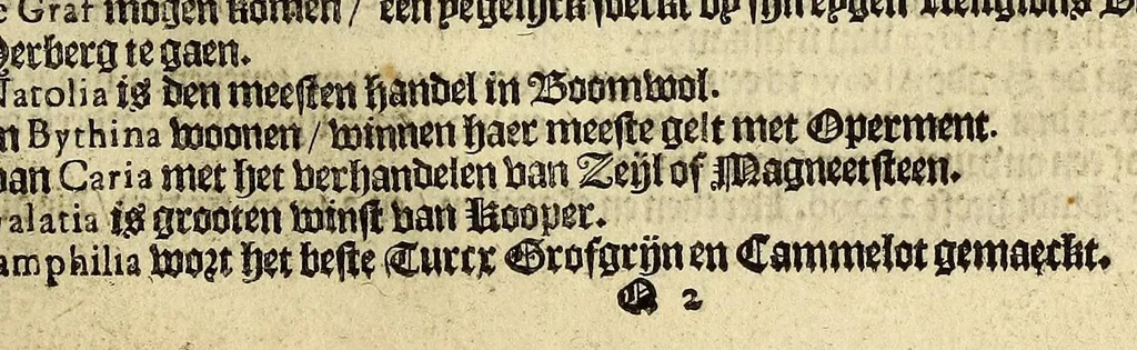 An illustration from De nieuwe bereysde wereldt ofte een korte en bondige beschryvinghe van alle landen en coningrijcken van dien. : Waer inne yder bysonderlijck zijn manieren van leven, religien, huyschoudinge en vrucktbaerheyt haerder landen werden aengewesen : mitsgaders aller pausen, keysers, konigen en vorsten successie, begin en eynde., 1662, leaf 139