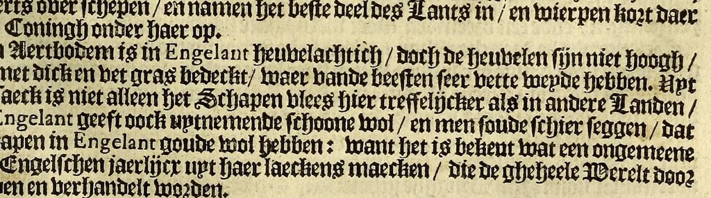 An illustration from De nieuwe bereysde wereldt ofte een korte en bondige beschryvinghe van alle landen en coningrijcken van dien. : Waer inne yder bysonderlijck zijn manieren van leven, religien, huyschoudinge en vrucktbaerheyt haerder landen werden aengewesen : mitsgaders aller pausen, keysers, konigen en vorsten successie, begin en eynde., 1662, leaf 83
