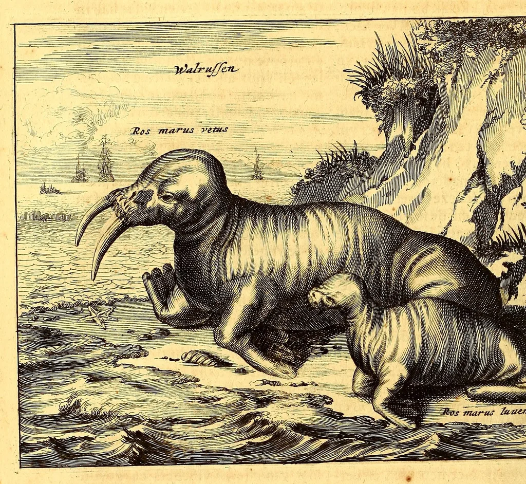 An illustration from De Nieuwe en onbekende Weereld: of Beschryving van America en 't Zuid-Land, : vervaetende d'oorsprong der Americænen en Zuid-Landers, gedenkwaerdige togten derwaerds, gelegendheid der vaste kusten, eilanden, steden, sterkten, dorpen, tempels, bergen, fonteinen, stroomen, huisen, de natuur van beesten, boomen, planten en vreemde gewasschen, gods-dienst en zeden, wonderlijke voorvallen, vereeuwde en nieuwe oorloogen: Verciert met af-beeldsels na 't leven in America gemaekt,, 1671, leaf 154