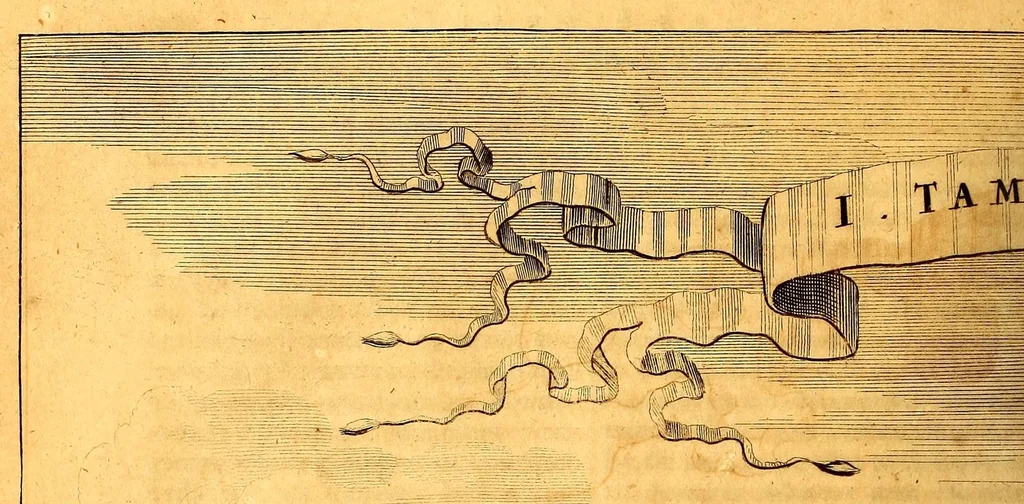 An illustration from De Nieuwe en onbekende Weereld: of Beschryving van America en 't Zuid-Land, : vervaetende d'oorsprong der Americænen en Zuid-Landers, gedenkwaerdige togten derwaerds, gelegendheid der vaste kusten, eilanden, steden, sterkten, dorpen, tempels, bergen, fonteinen, stroomen, huisen, de natuur van beesten, boomen, planten en vreemde gewasschen, gods-dienst en zeden, wonderlijke voorvallen, vereeuwde en nieuwe oorloogen: Verciert met af-beeldsels na 't leven in America gemaekt,, 1671, leaf 536