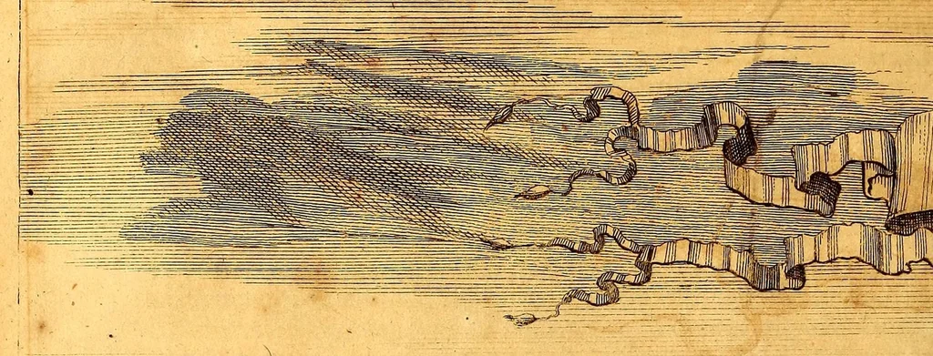 An illustration from De Nieuwe en onbekende Weereld: of Beschryving van America en 't Zuid-Land, : vervaetende d'oorsprong der Americænen en Zuid-Landers, gedenkwaerdige togten derwaerds, gelegendheid der vaste kusten, eilanden, steden, sterkten, dorpen, tempels, bergen, fonteinen, stroomen, huisen, de natuur van beesten, boomen, planten en vreemde gewasschen, gods-dienst en zeden, wonderlijke voorvallen, vereeuwde en nieuwe oorloogen: Verciert met af-beeldsels na 't leven in America gemaekt,, 1671, leaf 648