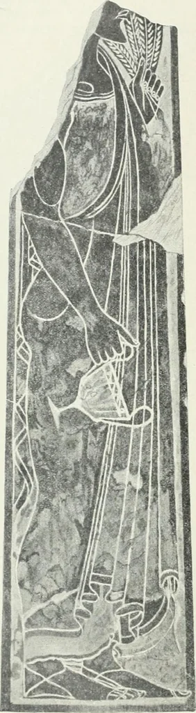 An illustration from Denkmäler des klassischen Altertums, zur Erläuterung des Lebens der Griechen und Römer in Religion, Kunst und Sitte, 1887, leaf 106