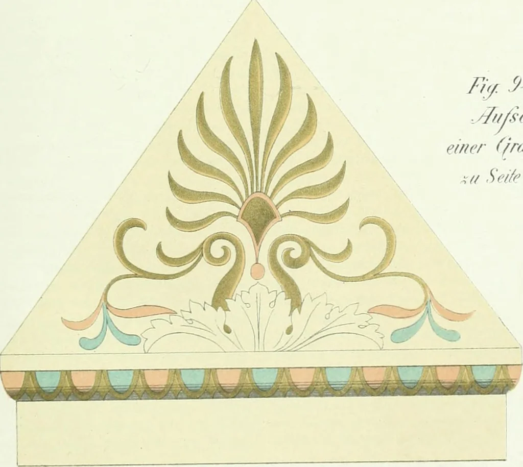 An illustration from Denkmäler des klassischen Altertums, zur Erläuterung des Lebens der Griechen und Römer in Religion, Kunst und Sitte, 1887, leaf 107