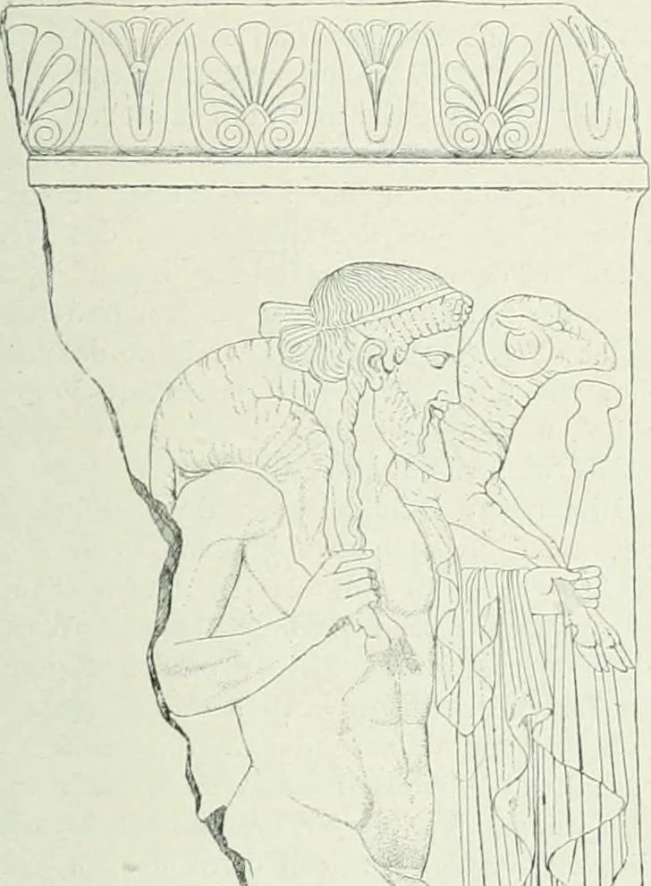 An illustration from Denkmäler des klassischen Altertums, zur Erläuterung des Lebens der Griechen und Römer in Religion, Kunst und Sitte, 1887, leaf 11