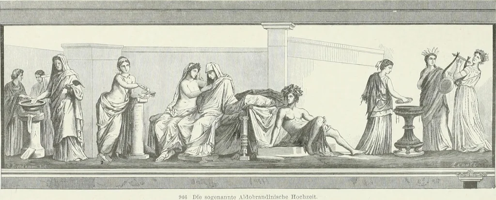 An illustration from Denkmäler des klassischen Altertums, zur Erläuterung des Lebens der Griechen und Römer in Religion, Kunst und Sitte, 1887, leaf 128