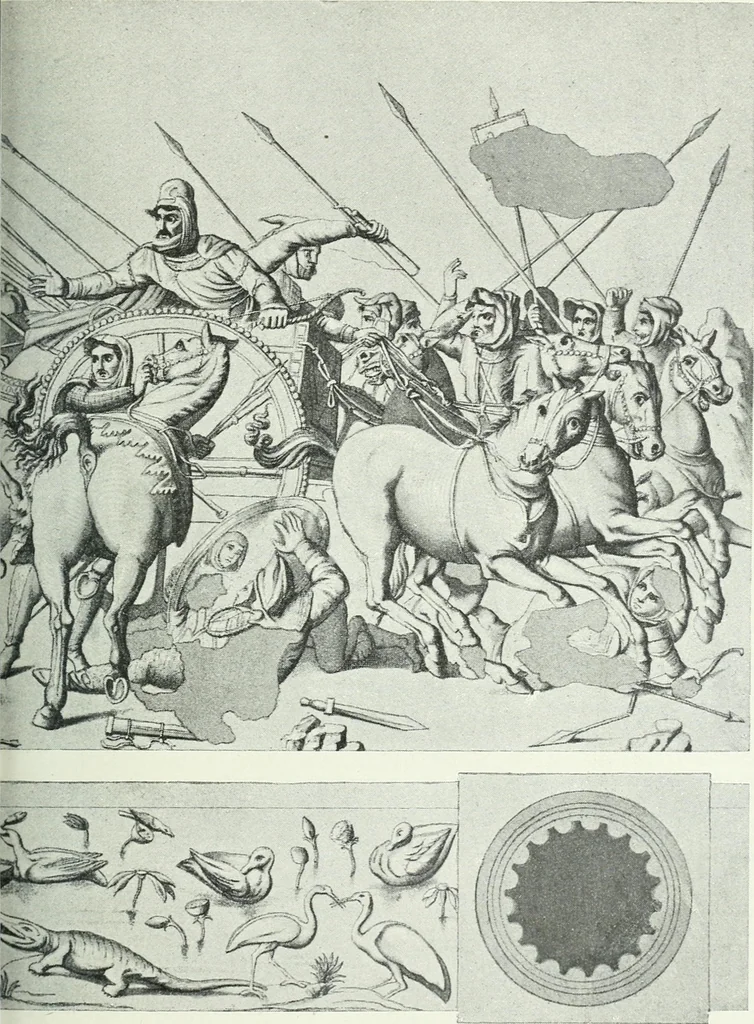 An illustration from Denkmäler des klassischen Altertums, zur Erläuterung des Lebens der Griechen und Römer in Religion, Kunst und Sitte, 1887, leaf 131
