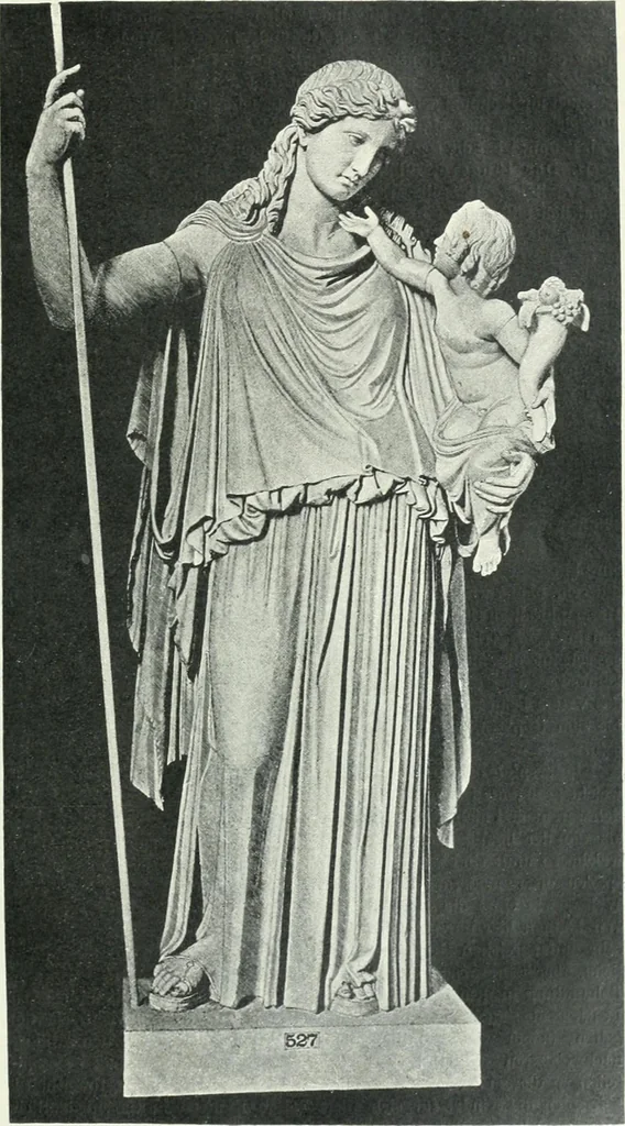 An illustration from Denkmäler des klassischen Altertums, zur Erläuterung des Lebens der Griechen und Römer in Religion, Kunst und Sitte, 1887, leaf 15