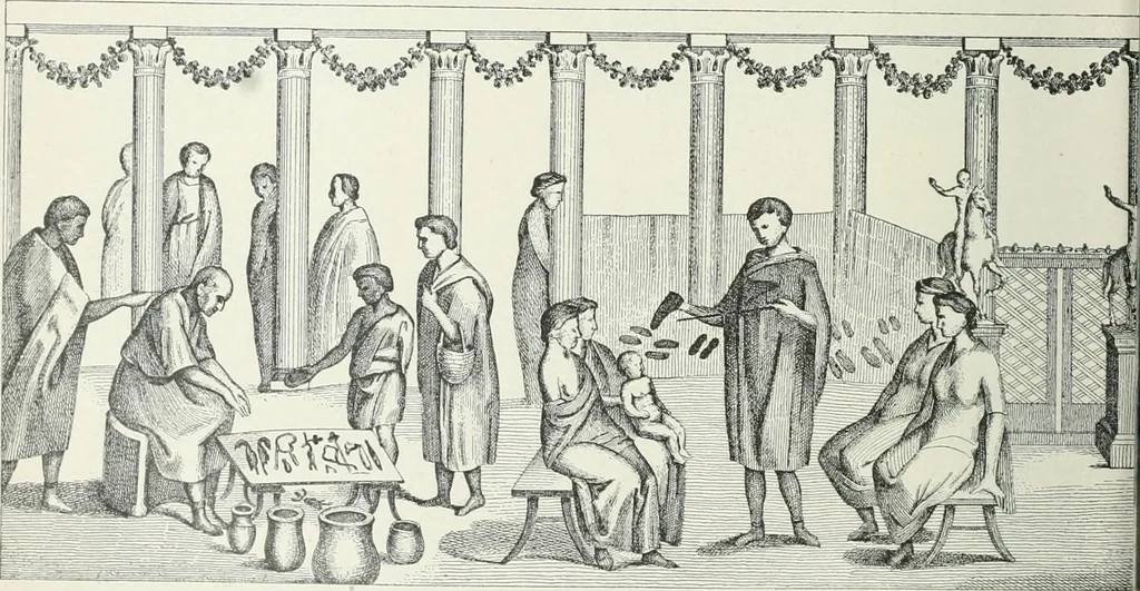 An illustration from Denkmäler des klassischen Altertums, zur Erläuterung des Lebens der Griechen und Römer in Religion, Kunst und Sitte, 1887, leaf 150