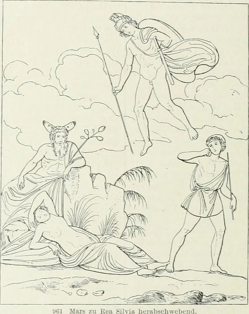 An illustration from Denkmäler des klassischen Altertums, zur Erläuterung des Lebens der Griechen und Römer in Religion, Kunst und Sitte, 1887, leaf 154