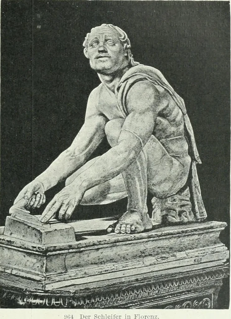 An illustration from Denkmäler des klassischen Altertums, zur Erläuterung des Lebens der Griechen und Römer in Religion, Kunst und Sitte, 1887, leaf 157