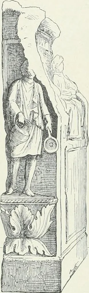 An illustration from Denkmäler des klassischen Altertums, zur Erläuterung des Lebens der Griechen und Römer in Religion, Kunst und Sitte, 1887, leaf 160