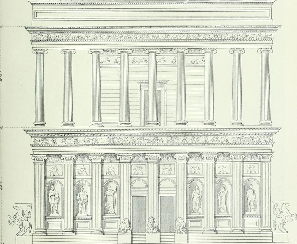 An illustration from Denkmäler des klassischen Altertums, zur Erläuterung des Lebens der Griechen und Römer in Religion, Kunst und Sitte, 1887, leaf 163