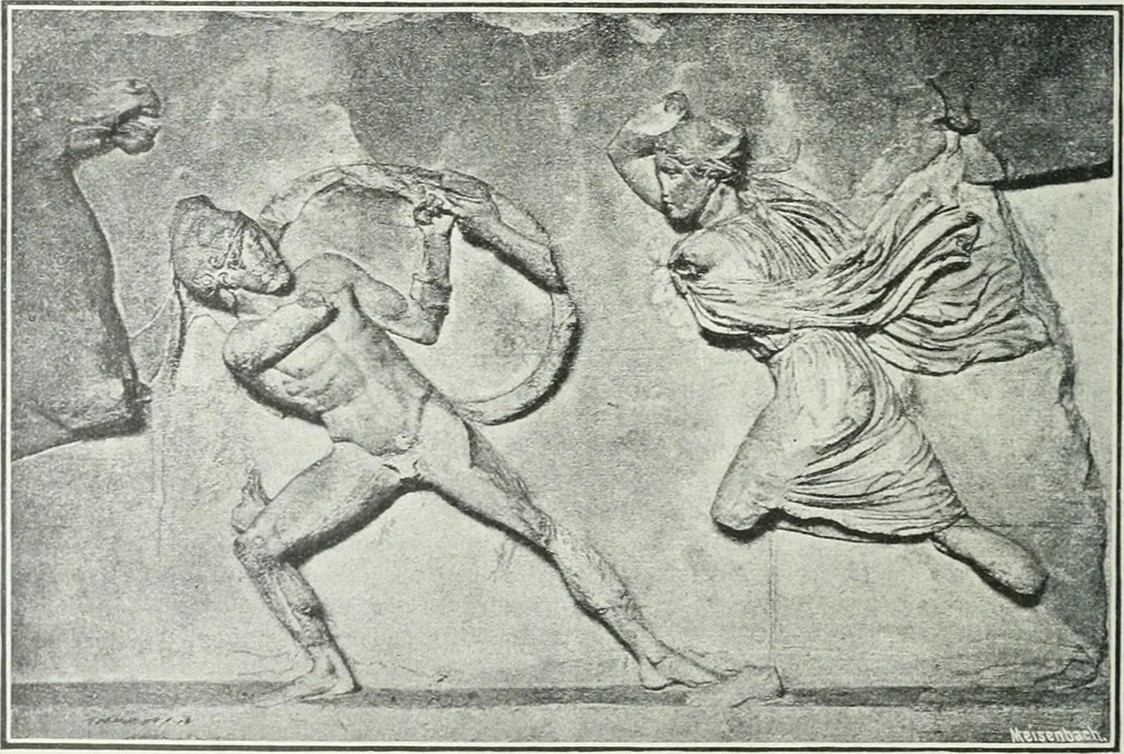 An illustration from Denkmäler des klassischen Altertums, zur Erläuterung des Lebens der Griechen und Römer in Religion, Kunst und Sitte, 1887, leaf 166