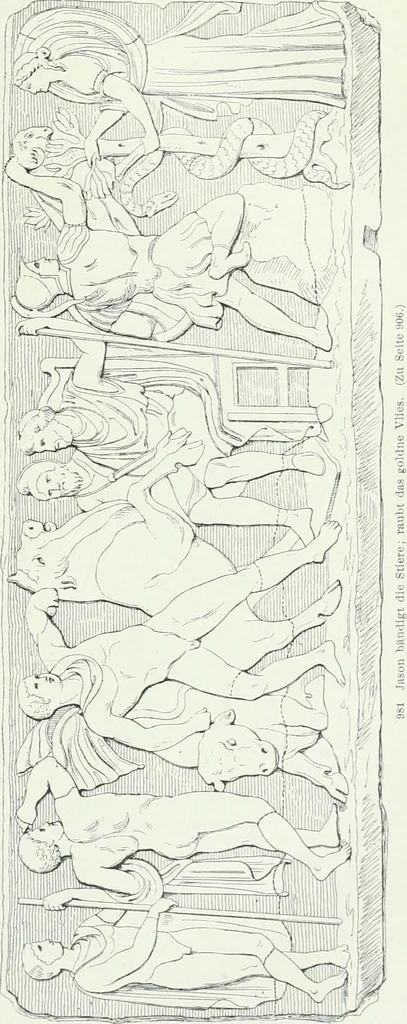 An illustration from Denkmäler des klassischen Altertums, zur Erläuterung des Lebens der Griechen und Römer in Religion, Kunst und Sitte, 1887, leaf 173
