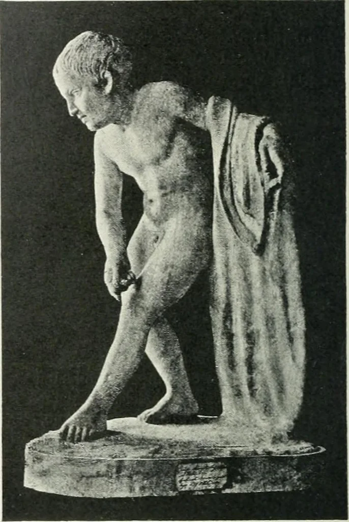 An illustration from Denkmäler des klassischen Altertums, zur Erläuterung des Lebens der Griechen und Römer in Religion, Kunst und Sitte, 1887, leaf 18