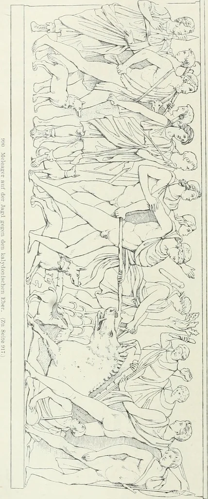 An illustration from Denkmäler des klassischen Altertums, zur Erläuterung des Lebens der Griechen und Römer in Religion, Kunst und Sitte, 1887, leaf 184