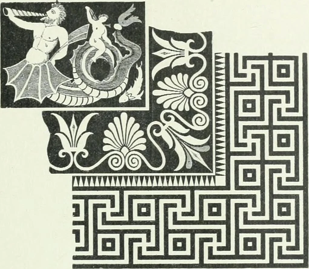 An illustration from Denkmäler des klassischen Altertums, zur Erläuterung des Lebens der Griechen und Römer in Religion, Kunst und Sitte, 1887, leaf 195