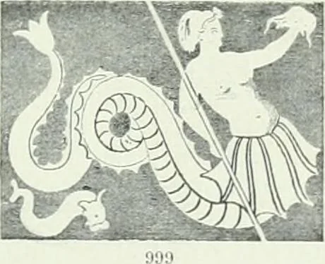 An illustration from Denkmäler des klassischen Altertums, zur Erläuterung des Lebens der Griechen und Römer in Religion, Kunst und Sitte, 1887, leaf 195