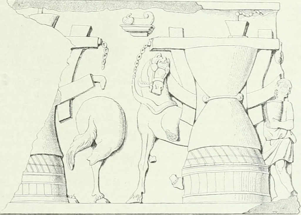 An illustration from Denkmäler des klassischen Altertums, zur Erläuterung des Lebens der Griechen und Römer in Religion, Kunst und Sitte, 1887, leaf 201