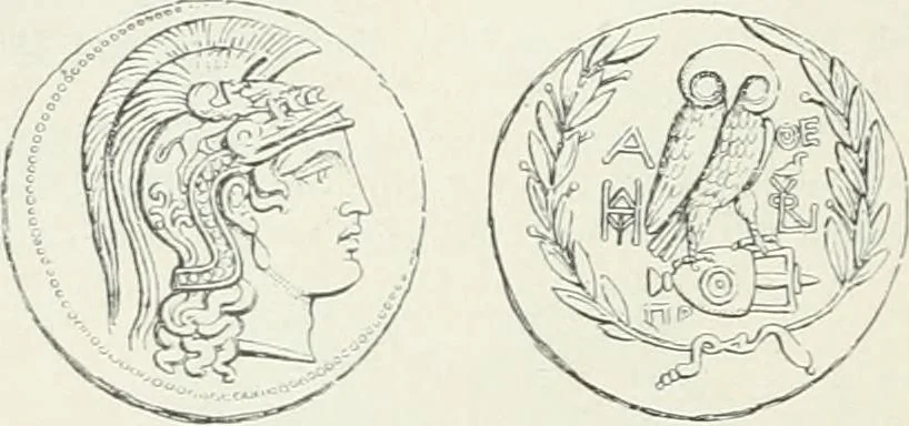 An illustration from Denkmäler des klassischen Altertums, zur Erläuterung des Lebens der Griechen und Römer in Religion, Kunst und Sitte, 1887, leaf 210