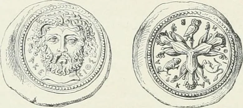 An illustration from Denkmäler des klassischen Altertums, zur Erläuterung des Lebens der Griechen und Römer in Religion, Kunst und Sitte, 1887, leaf 216