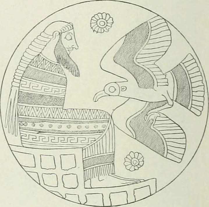 An illustration from Denkmäler des klassischen Altertums, zur Erläuterung des Lebens der Griechen und Römer in Religion, Kunst und Sitte, 1887, leaf 22