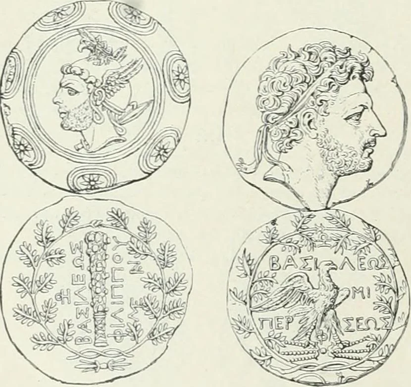An illustration from Denkmäler des klassischen Altertums, zur Erläuterung des Lebens der Griechen und Römer in Religion, Kunst und Sitte, 1887, leaf 220