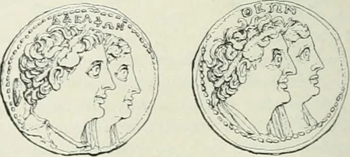 An illustration from Denkmäler des klassischen Altertums, zur Erläuterung des Lebens der Griechen und Römer in Religion, Kunst und Sitte, 1887, leaf 220