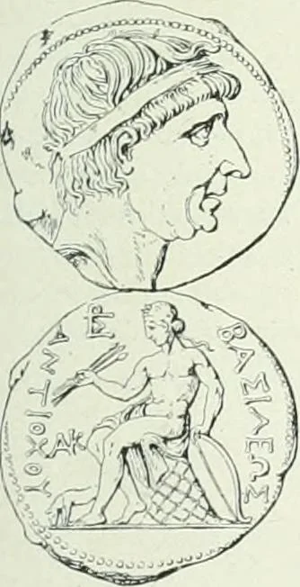 An illustration from Denkmäler des klassischen Altertums, zur Erläuterung des Lebens der Griechen und Römer in Religion, Kunst und Sitte, 1887, leaf 221